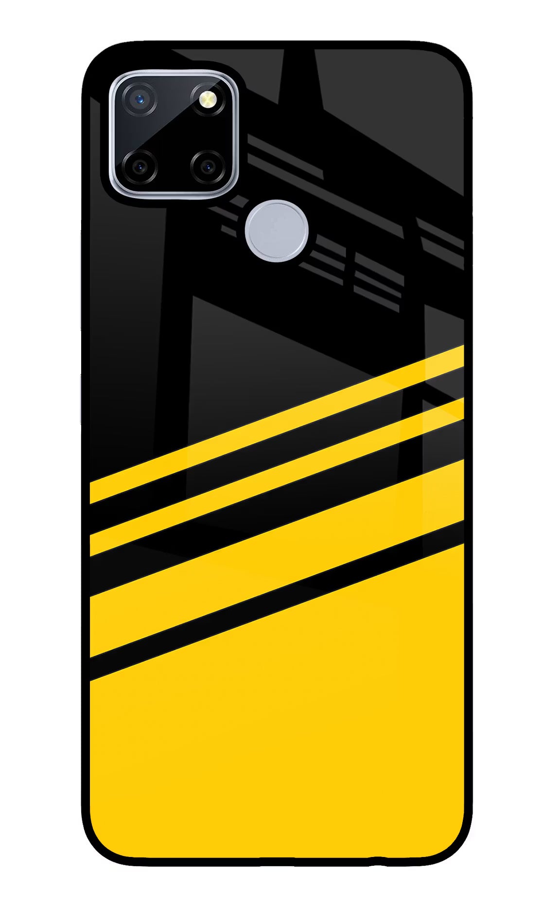 Yellow Shades Realme C12/Narzo 20 Glass Case Back Cover by Casekaro