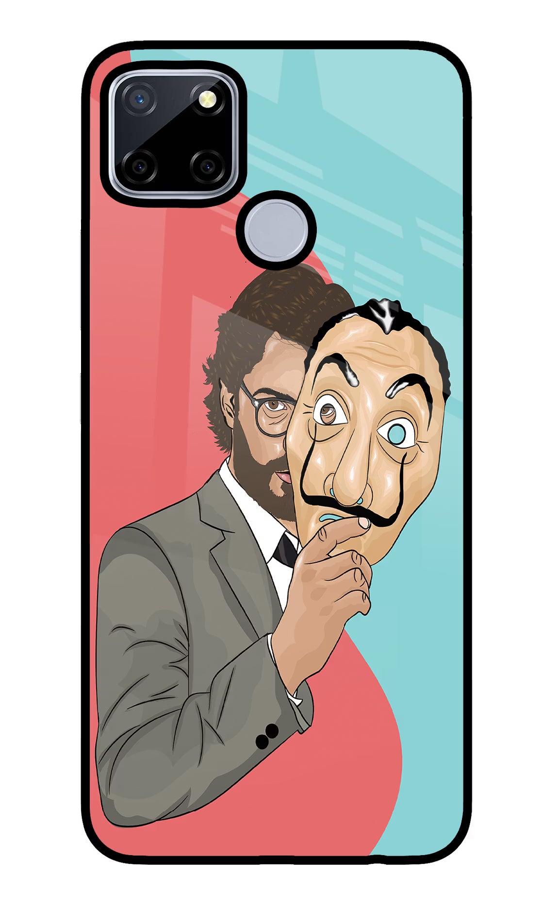 Professor Realme C12/Narzo 20 Glass Case Back Cover by Casekaro