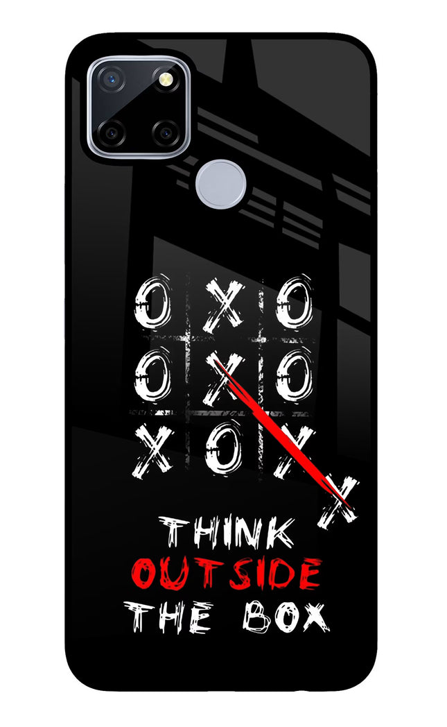Think out of the BOX Realme C12/Narzo 20 Glass Case Back Cover by Casekaro