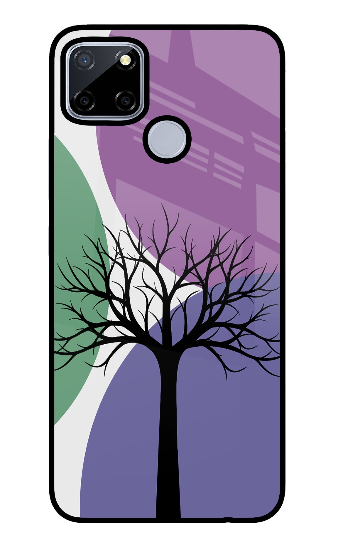 Tree Art Realme C12/Narzo 20 Glass Case