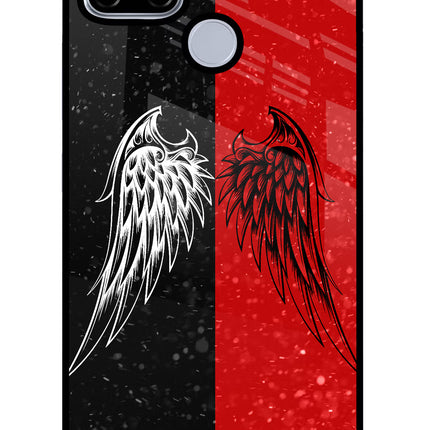Wings Realme C12/Narzo 20 Glass Case Back Cover by Casekaro