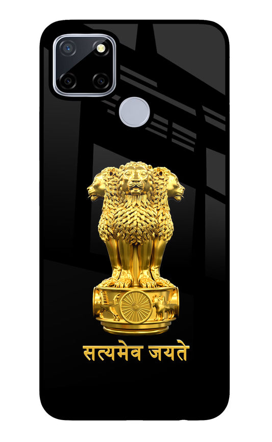 Satyamev Jayate Golden Realme C12/Narzo 20 Glass Case
