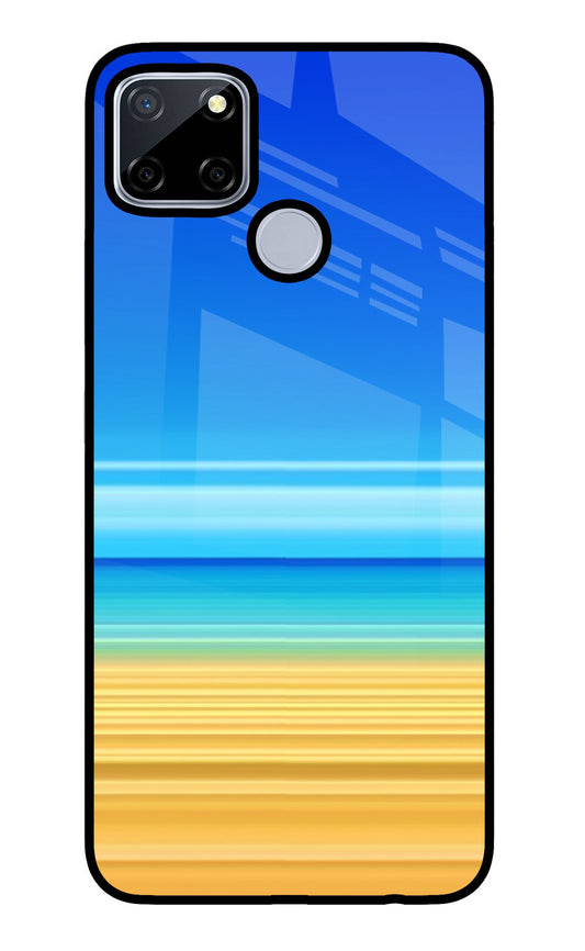 Beach Art Realme C12/Narzo 20 Glass Case