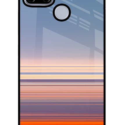 Morning Colors Realme C12/Narzo 20 Glass Case Back Cover by Casekaro