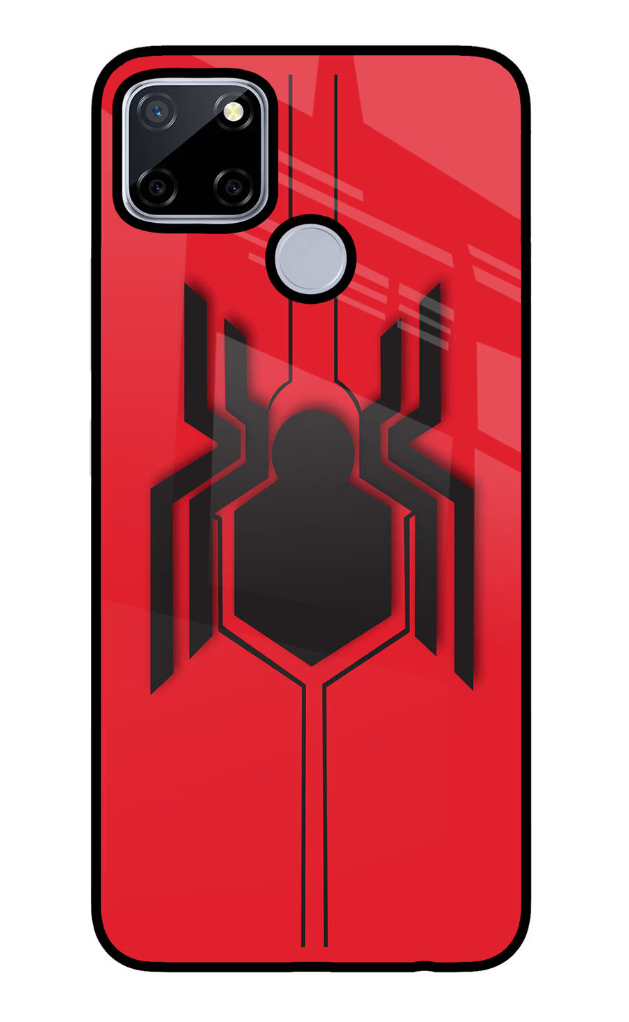 Spider Realme C12/Narzo 20 Back Cover, Glass case