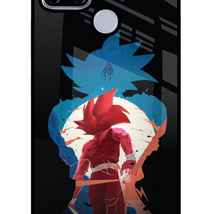Goku Realme C12/Narzo 20 Glass Case Back Cover by Casekaro