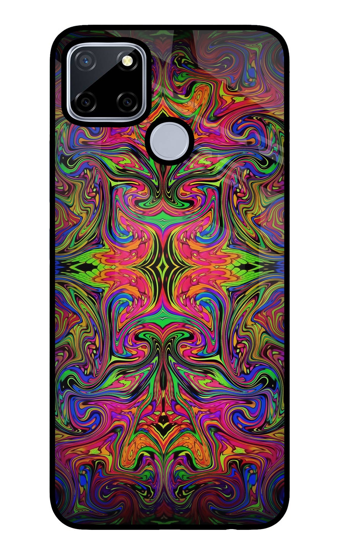 Psychedelic Art Realme C12/Narzo 20 Back Cover