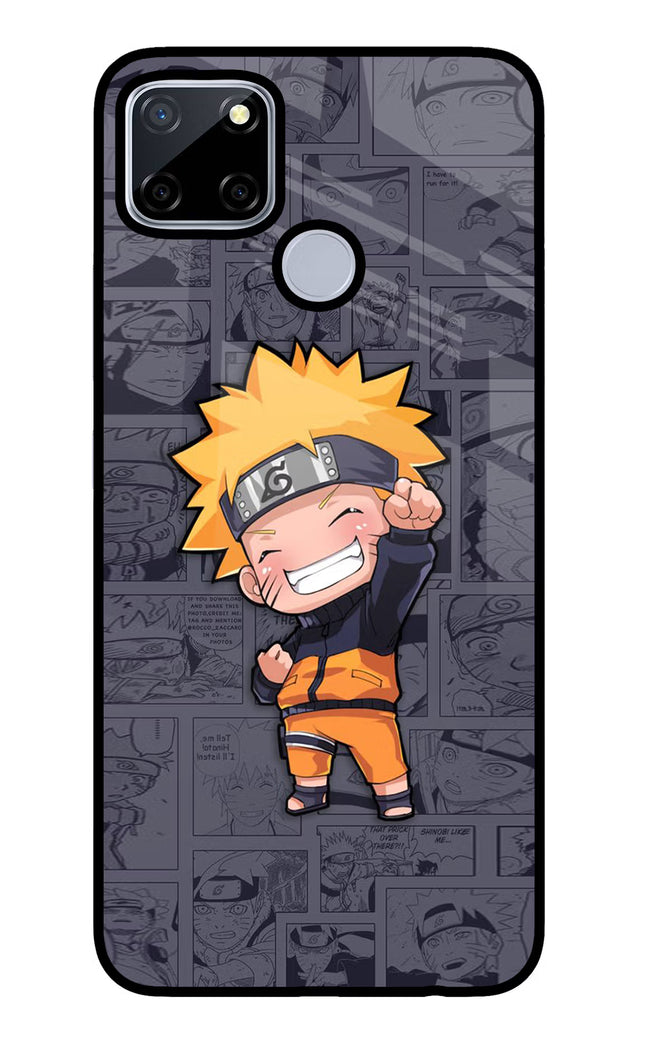 Chota Naruto Realme C12/Narzo 20 Glass Case Back Cover by Casekaro