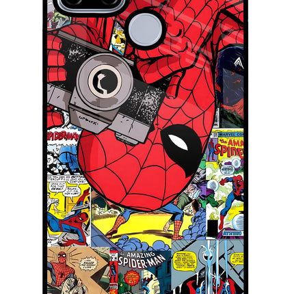Spider Man Realme C12/Narzo 20 Glass Case