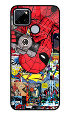 Spider Man Realme C12/Narzo 20 Glass Case