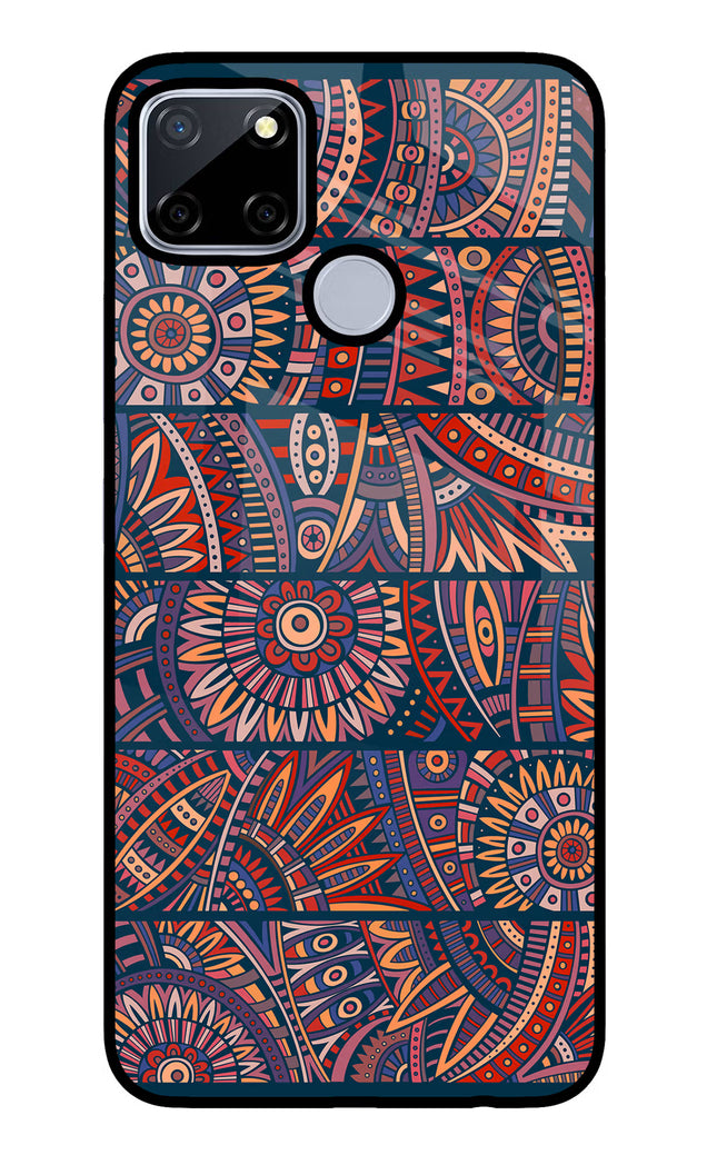 African Culture Design Realme C12/Narzo 20 Glass Case Back Cover by Casekaro