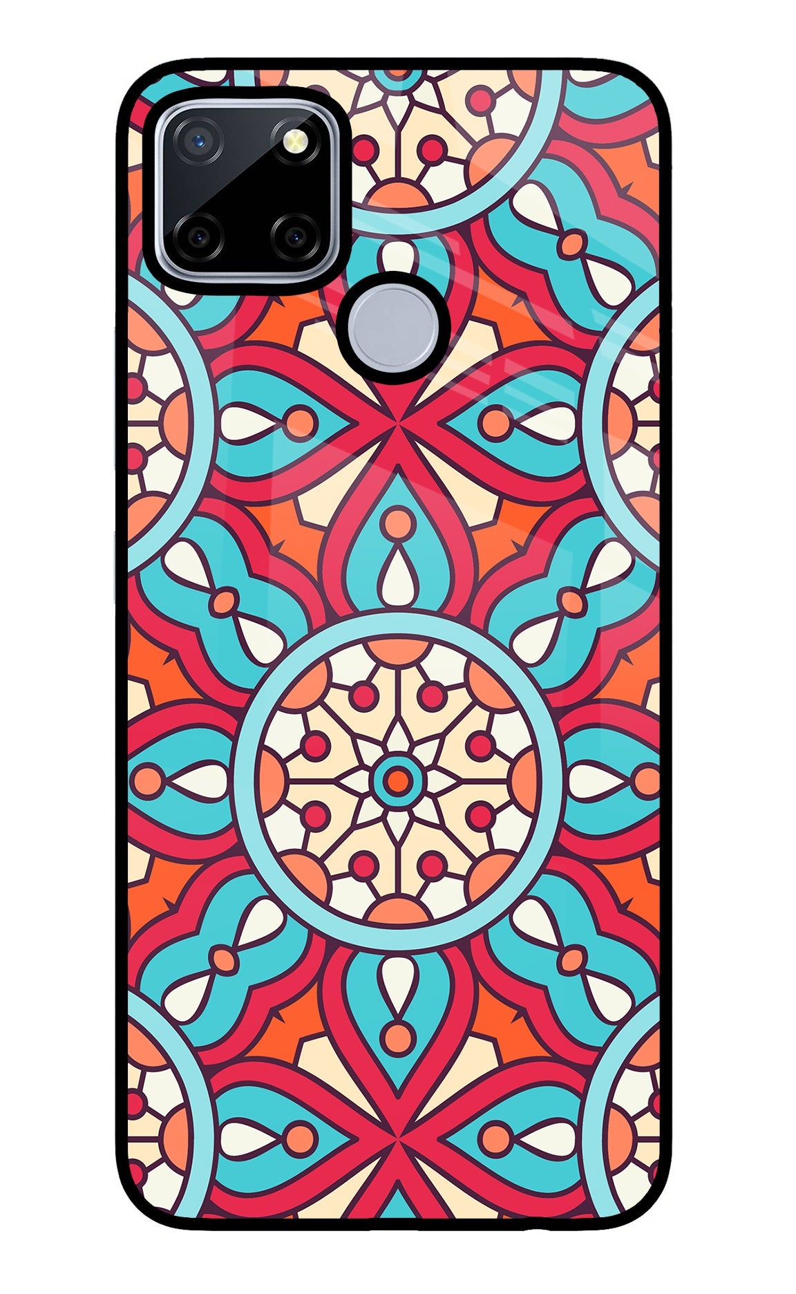 Mandala Geometric Realme C12/Narzo 20 Back Cover