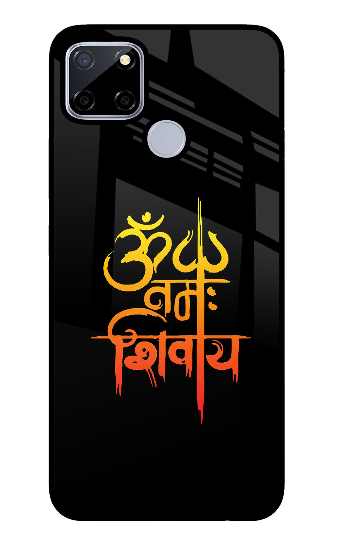 Om Namah Shivay Realme C12/Narzo 20 Glass Case Back Cover by Casekaro