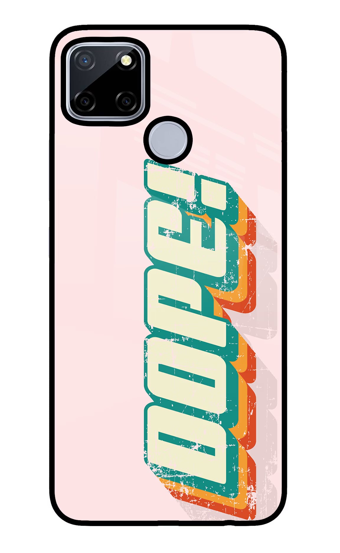 Dope Realme C12/Narzo 20 Glass Case Back Cover by Casekaro