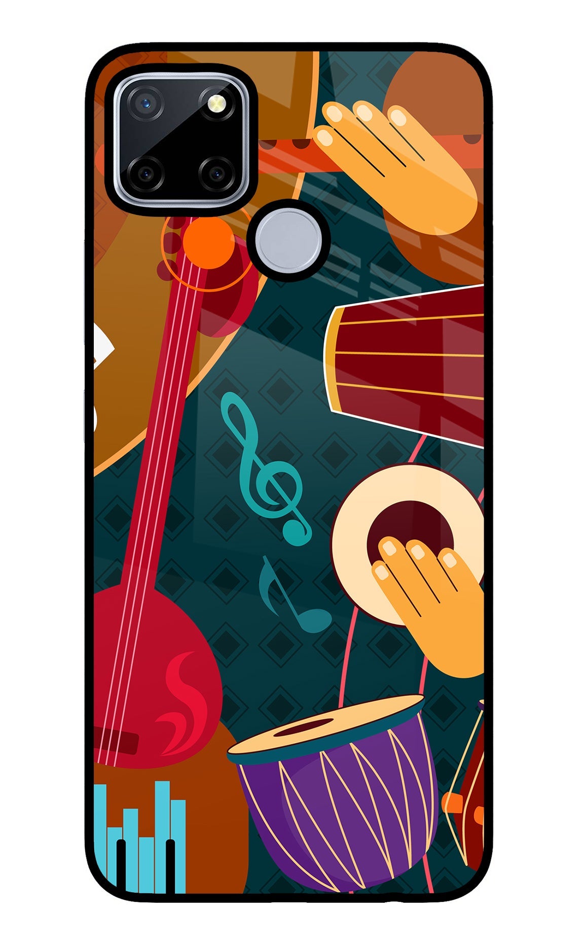 Music Instrument Realme C12/Narzo 20 Back Cover