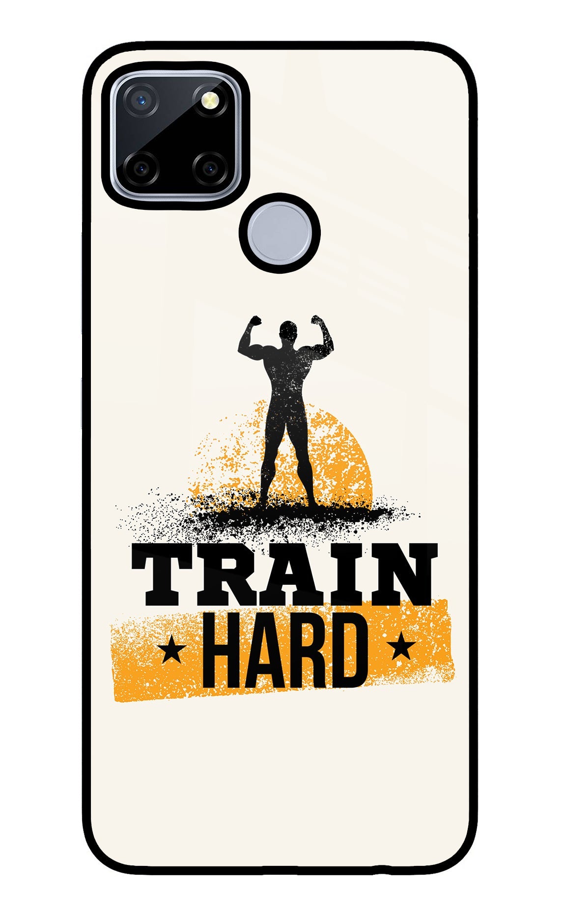 Train Hard Realme C12/Narzo 20 Back Cover