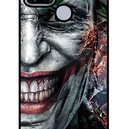 Joker Cam Realme C12/Narzo 20 Glass Case Back Cover by Casekaro