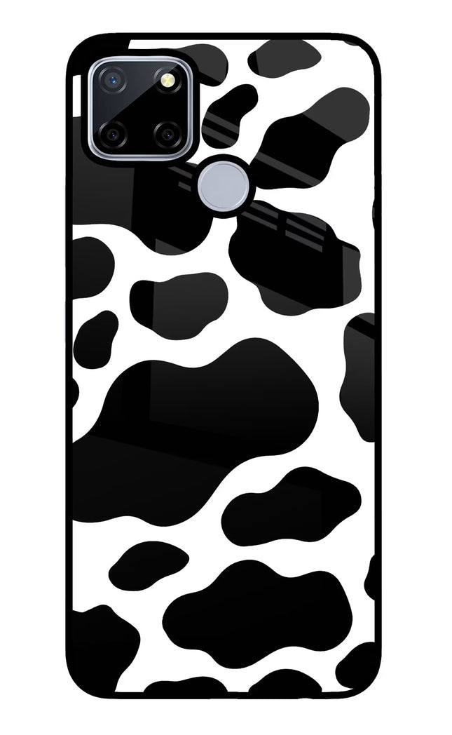 Cow Spots Realme C12/Narzo 20 Glass Case Back Cover by Casekaro