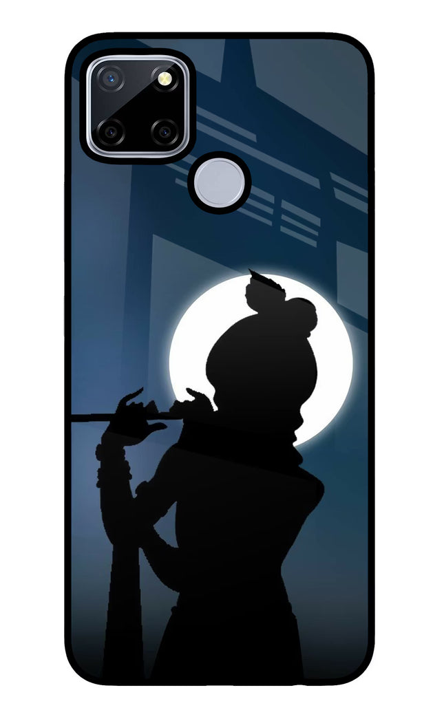 Shri Krishna Silhouette Realme C12/Narzo 20 Glass Case Back Cover by Casekaro