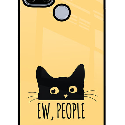 Ew People Catitude Realme C12/Narzo 20 Glass Case