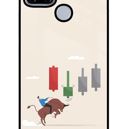 Bull Trading Momentum Realme C12/Narzo 20 Glass Case