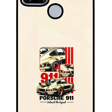 Classic Porsche 911 Realme C12/Narzo 20 Glass Case Back Cover by Casekaro