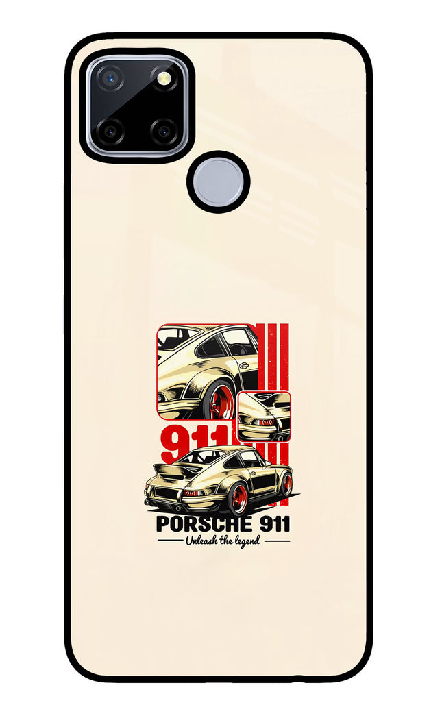 Classic Porsche 911 Realme C12/Narzo 20 Glass Case Back Cover by Casekaro