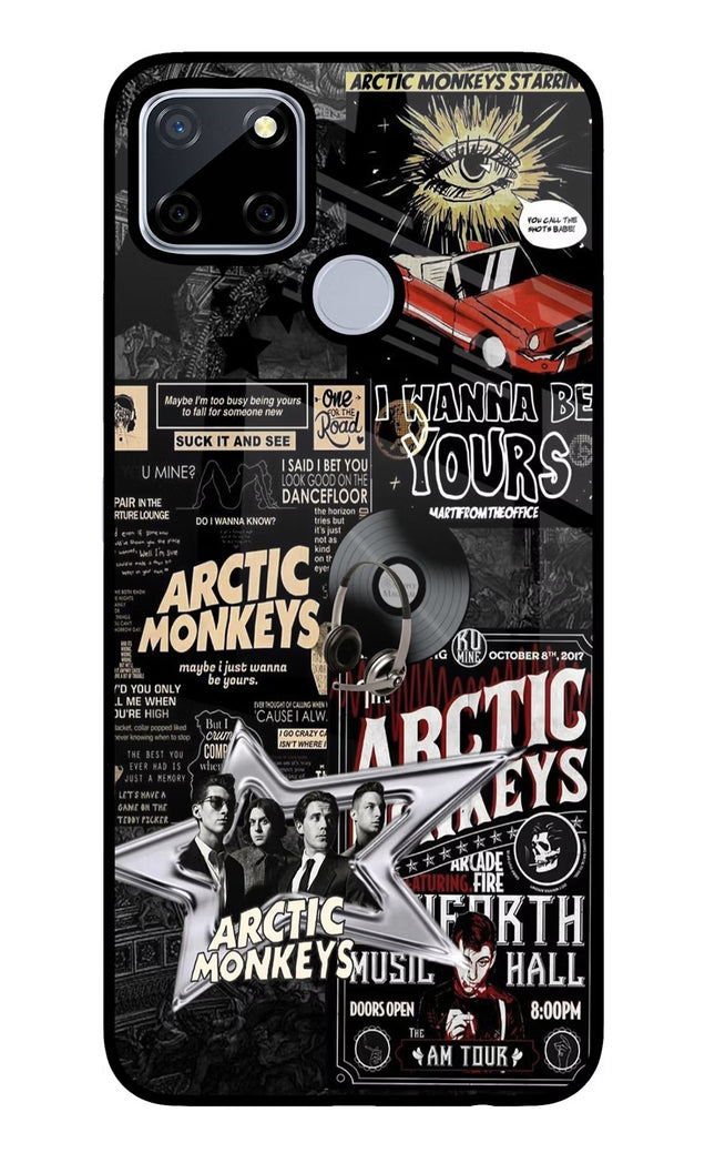 Arctic Monkeys Realme C12/Narzo 20 Glass Case Back Cover by Casekaro