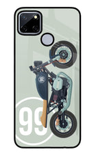 Classic Cafe Racer 99 Realme C12/Narzo 20 Glass Case