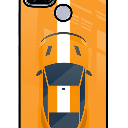 Highway Pursuit Realme C12/Narzo 20 Glass Case Back Cover by Casekaro