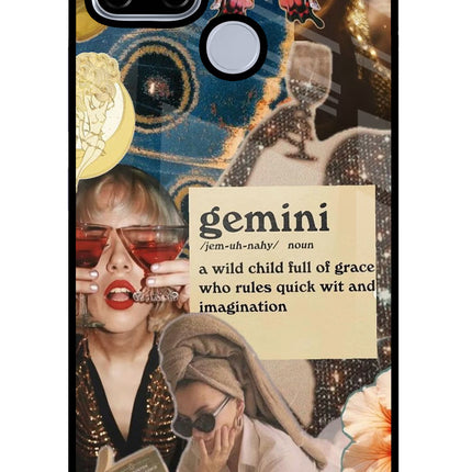 Gemini Zodiac Realme C12/Narzo 20 Glass Case