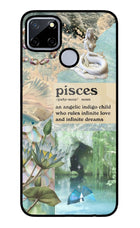 Pisces Zodiac Realme C12/Narzo 20 Glass Case