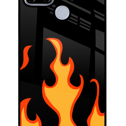 Fired Up – Black Realme C12/Narzo 20 Glass Case