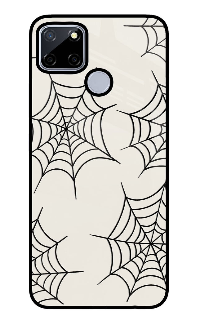 Spider Web Realme C12/Narzo 20 Glass Case