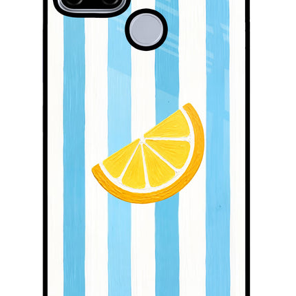 Summer Lemon Realme C12/Narzo 20 Glass Case