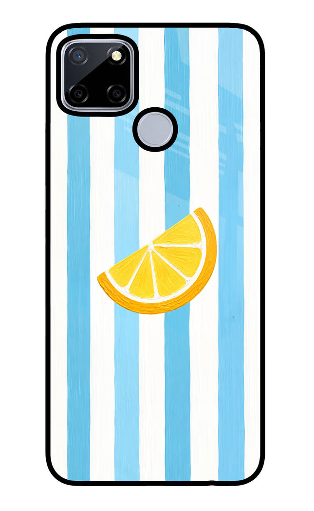Summer Lemon Realme C12/Narzo 20 Glass Case