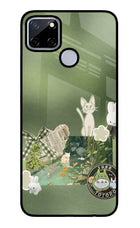 Aesthetic anime Realme C12/Narzo 20 Glass Case