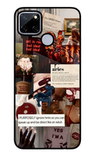 Zodiac Aries Realme C12/Narzo 20 Glass Case