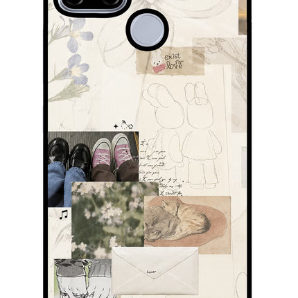 Soft Aesthetic Realme C12/Narzo 20 Glass Case