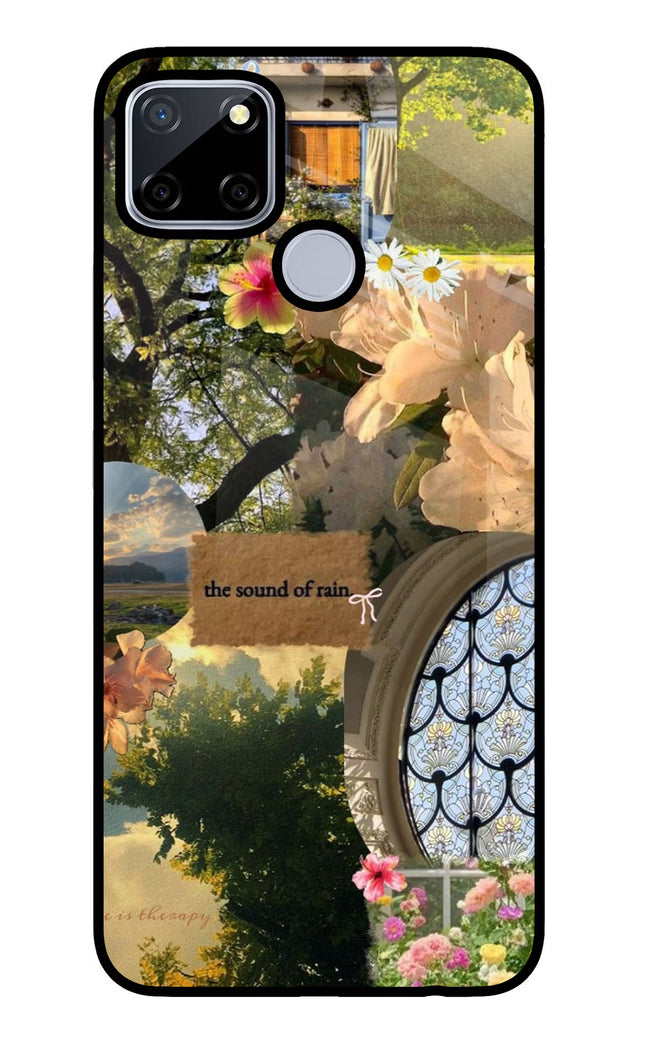 Rain Realme C12/Narzo 20 Glass Case