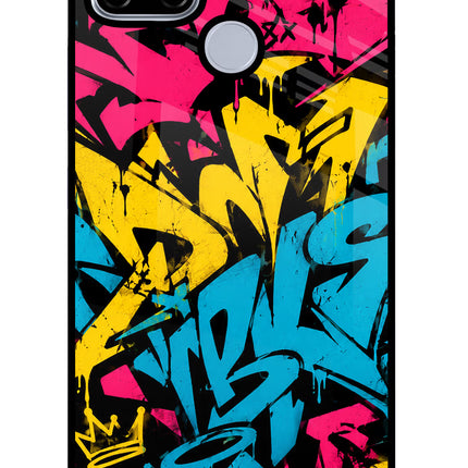 Graffiti Vibe Realme C12/Narzo 20 Glass Case