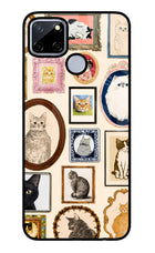 Mirror Cats Realme C12/Narzo 20 Glass Case