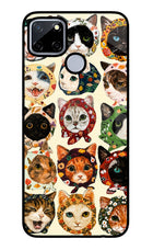 Cool Cat Realme C12/Narzo 20 Glass Case