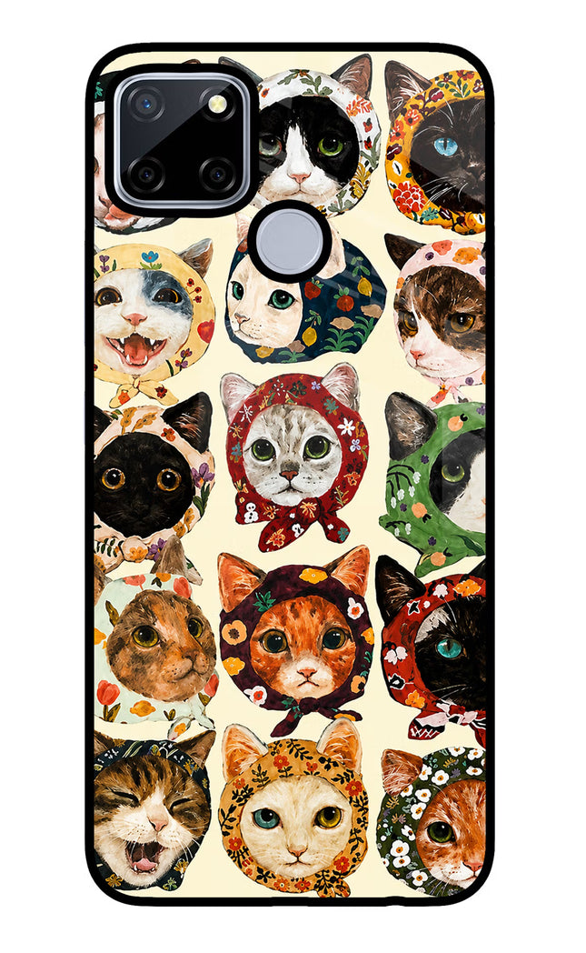 Cool Cat Realme C12/Narzo 20 Glass Case