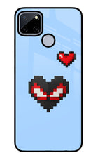 Peter Heart Realme C12/Narzo 20 Glass Case