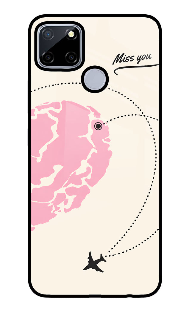 Miss Orbit Realme C12/Narzo 20 Glass Case Back Cover by Casekaro