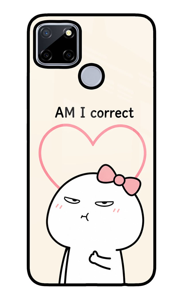 Always Right Realme C12/Narzo 20 Glass Case Back Cover by Casekaro