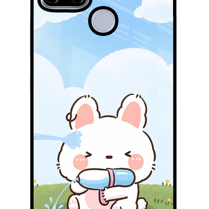 Bunny Treat Realme C12/Narzo 20 Glass Case