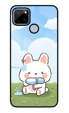 Bunny Treat Realme C12/Narzo 20 Glass Case