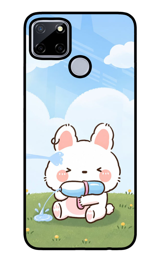 Bunny Treat Realme C12/Narzo 20 Glass Case